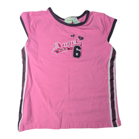 Circo Kids Pink Shirt Angel Logo Size L 10-12 - Picture 1 of 8